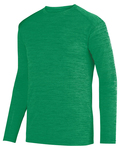 Augusta Sportswear 2903 Shadow Tonal Heather Long Sleeve Tee Front Thumbnail