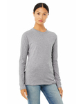 Bella + Canvas B6500 Ladies' Jersey Long-Sleeve T-Shirt Front Thumbnail