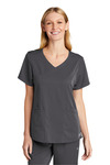 Wonderwink WW4268 Women's Premiere Flex ™ Mock Wrap Top Front Thumbnail