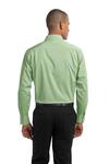 Port Authority S647 Fine Stripe Stretch Poplin Shirt Back Thumbnail