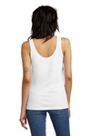 District DT154 Women's Perfect Blend ® CVC V-Neck Tank Back Thumbnail