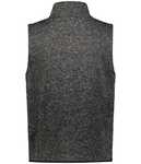 Holloway 223542 Alpine Sweater Fleece Vest Back Thumbnail