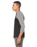 Bella + Canvas 3200 Unisex 3/4-Sleeve Baseball T-Shirt Side Thumbnail