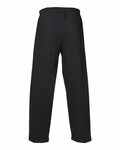 Badger Sport 1277 Open Bottom Fleece Pant Back Thumbnail