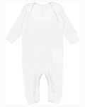 Rabbit Skins 4412 Infant Baby Rib Coverall Front Thumbnail
