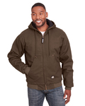 berne hj375 men's highland washed cotton duck hooded jacket Side Thumbnail