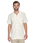 Harriton M560 Men's Barbados Textured Camp Shirt Side Thumbnail