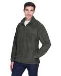 Harriton M990T Men's Tall Full-Zip Fleece Side Thumbnail