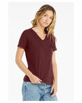 Bella + Canvas 6405 Ladies' Relaxed Jersey V-Neck T-Shirt Side Thumbnail