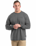 berne bsm39t tall performance long-sleeve pocket t-shirt Front Thumbnail