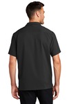 port authority w400 short sleeve performance staff shirt Back Thumbnail