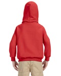 gildan g185b youth heavy blend™ 8 oz., 50/50 hooded sweatshirt Back Thumbnail