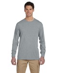Jerzees 21ML Adult 5.3 oz. DRI-POWER® SPORT Long-Sleeve T-Shirt Front Thumbnail