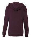 independent trading co. ss650 juniors’ heavenly fleece lightweight hooded sweatshirt Back Thumbnail