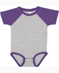 Rabbit Skins RS4430 Infant Baseball Bodysuit Back Thumbnail