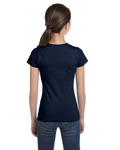 LAT 2616 Girls' Fine Jersey T-Shirt Back Thumbnail