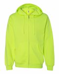 Independent Trading Co. SS4500Z Midweight Full-Zip Hooded Sweatshirt Front Thumbnail