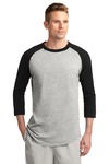 Sport-Tek T200 Colorblock Raglan Jersey Front Thumbnail