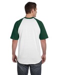augusta sportswear 423 baseball short sleeve tee 2.0 Back Thumbnail