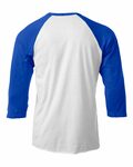 Tultex 0245TC Unisex Raglan Tee Back Thumbnail