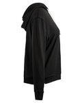 burnside 5667 ladies' modest crop hooded sweatshirt Side Thumbnail