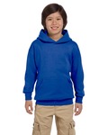 Hanes P473 Youth 7.8 oz. EcoSmart® 50/50 Pullover Hooded Sweatshirt Front Thumbnail