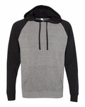 independent trading co. prm33sbp unisex special blend raglan hooded sweatshirt Front Thumbnail