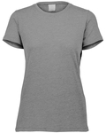 augusta sportswear 3067 ladies' 3.8 oz., tri-blend t-shirt Front Thumbnail