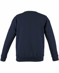 just hoods by awdis jha030 adult midweight college crewneck sweatshirt Back Thumbnail