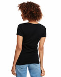 Next Level Ladies' Ideal V-Neck T-Shirt – Lilac, 60% Combed Cotton 40% Polyester