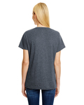 Hanes 42VT Ladies' X-Temp® Triblend V-Neck T-Shirt Back Thumbnail