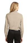 port authority l608 ladies long sleeve easy care shirt Back Thumbnail