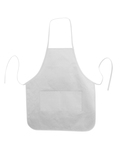 liberty bags lb5505 heather nl2r long round bottom cotton twill apron Front Thumbnail