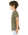 Bella + Canvas 3413Y Youth Triblend Short-Sleeve T-Shirt Side Thumbnail