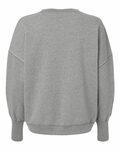 MV Sport W22712 Women's Sueded Fleece Crewneck Sweatshirt Back Thumbnail