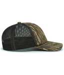 Pacific Headwear P640 VINTAGE MOSSY OAK® TRUCKER CAP Side Thumbnail