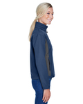 devon & jones d997w ladies' soft shell colorblock jacket Side Thumbnail