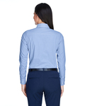 Devon & Jones D645W Ladies' Crown Woven Collection™ Banker Stripe Back Thumbnail