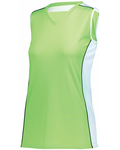 augusta sportswear 1676 ladies' true hue technology™ paragon baseball/softball jersey Front Thumbnail