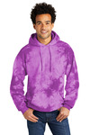 Port & Company PC144 Crystal Tie-Dye Pullover Hoodie Front Thumbnail