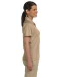 Harriton M374W Women's Polytech Mesh Insert Polo Side Thumbnail