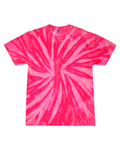 tie-dye cd110y youth 5.4 oz., 100% cotton twist tie-dyed t-shirt Front Thumbnail