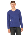 bella + canvas 3425 unisex jersey long-sleeve v-neck t-shirt Front Thumbnail