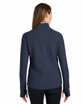 north end ne725w ladies' spirit textured quarter-zip Back Thumbnail