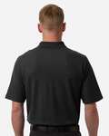 harriton hm105 men's maverick cvc pique polo Back Thumbnail