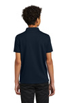 port authority y110 youth dry zone ® uv micro-mesh polo Back Thumbnail