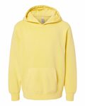 independent trading co. prm1500y youth midweight pigment-dyed hooded sweatshirt Front Thumbnail