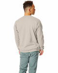 Hanes P1607 Unisex Ecosmart® 50/50 Crewneck Sweatshirt Back Thumbnail