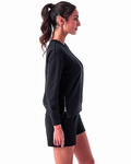 tridri td600 ladies' chill side-zip sweatshirt Side Thumbnail