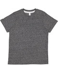 lat 6191 youth harborside melange jersey t-shirt Front Thumbnail